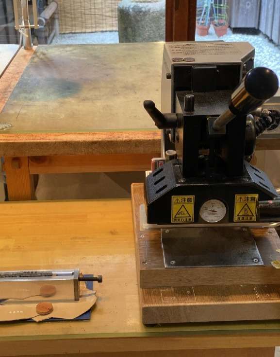 《御池工房》熱刻印機を設置しました！